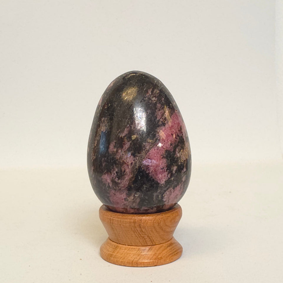Rhodonite Egg | 0.44 lb