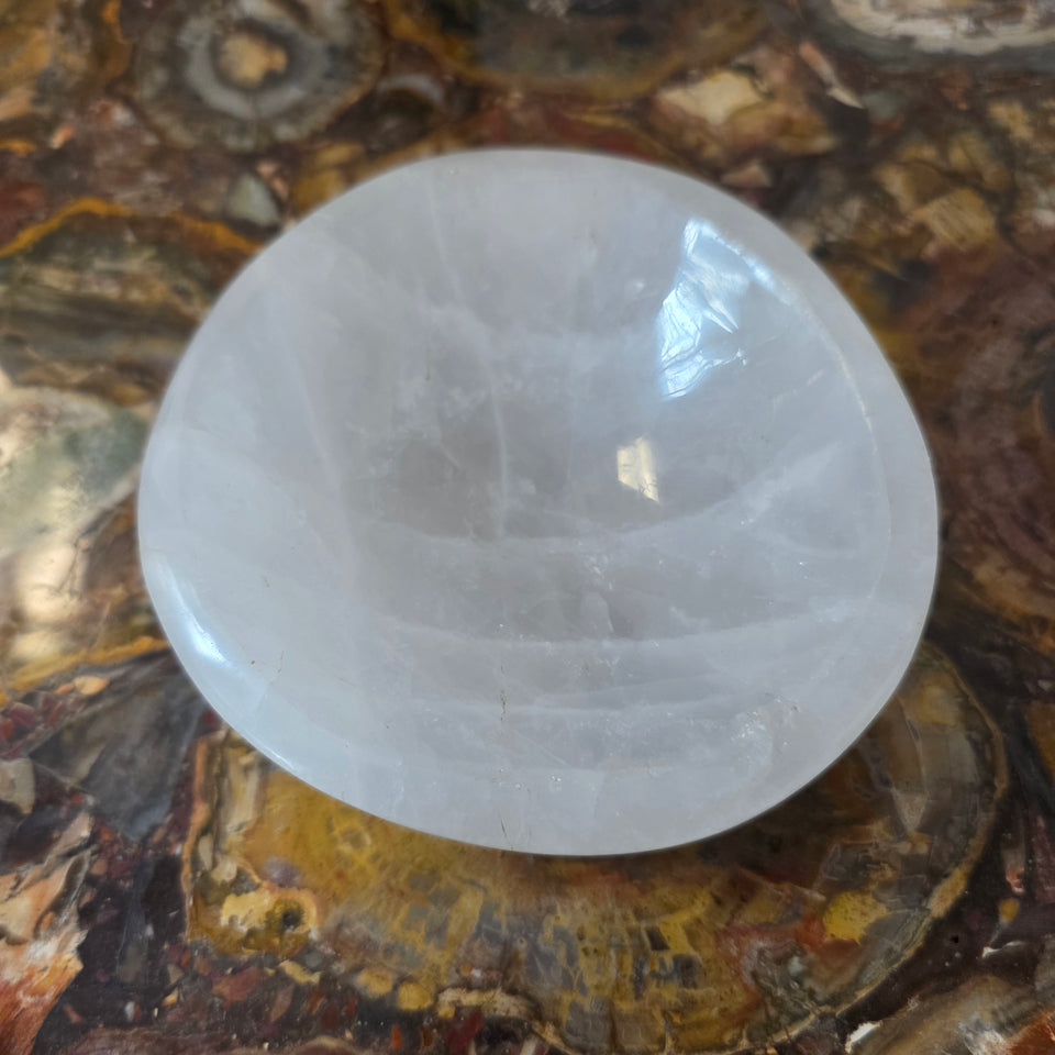 Clear Quartz Bowl | 5" Wide | 2 lb