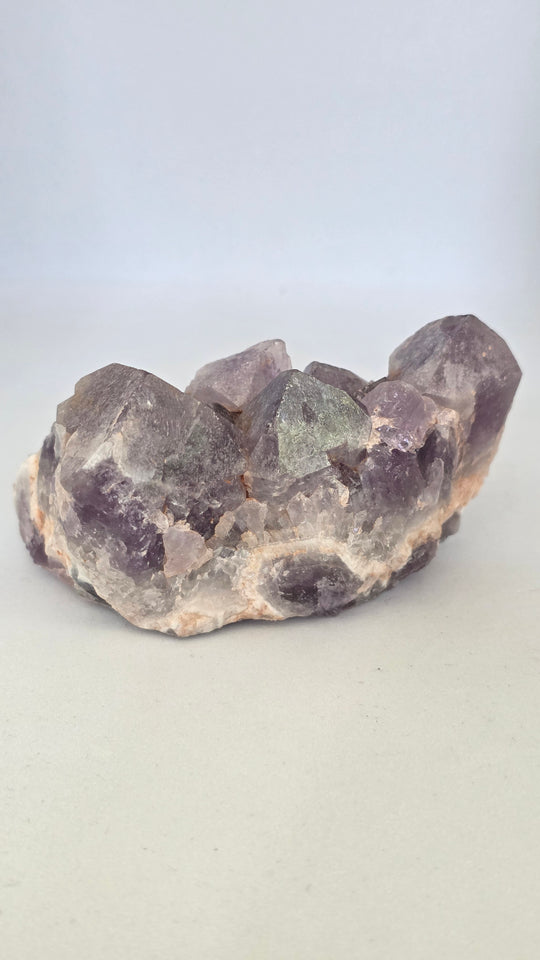 Natural Raw Amethyst Geode Cluster Crystal Specimen 272g