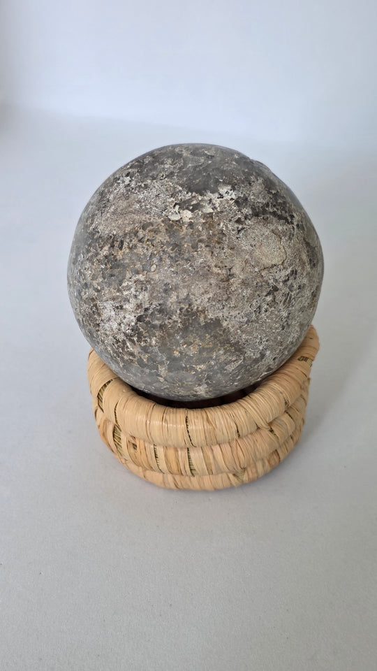 Celestite Crystal Sphere – 539g | 4.25" Display Specimen