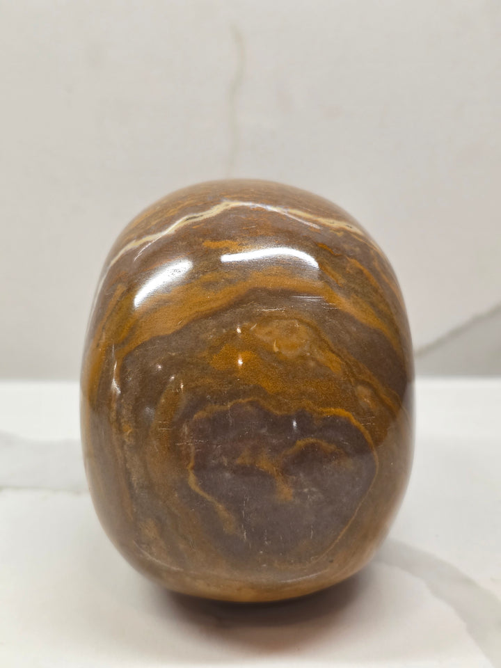 Ocean Jasper Skull Carving - 908g / 2lb