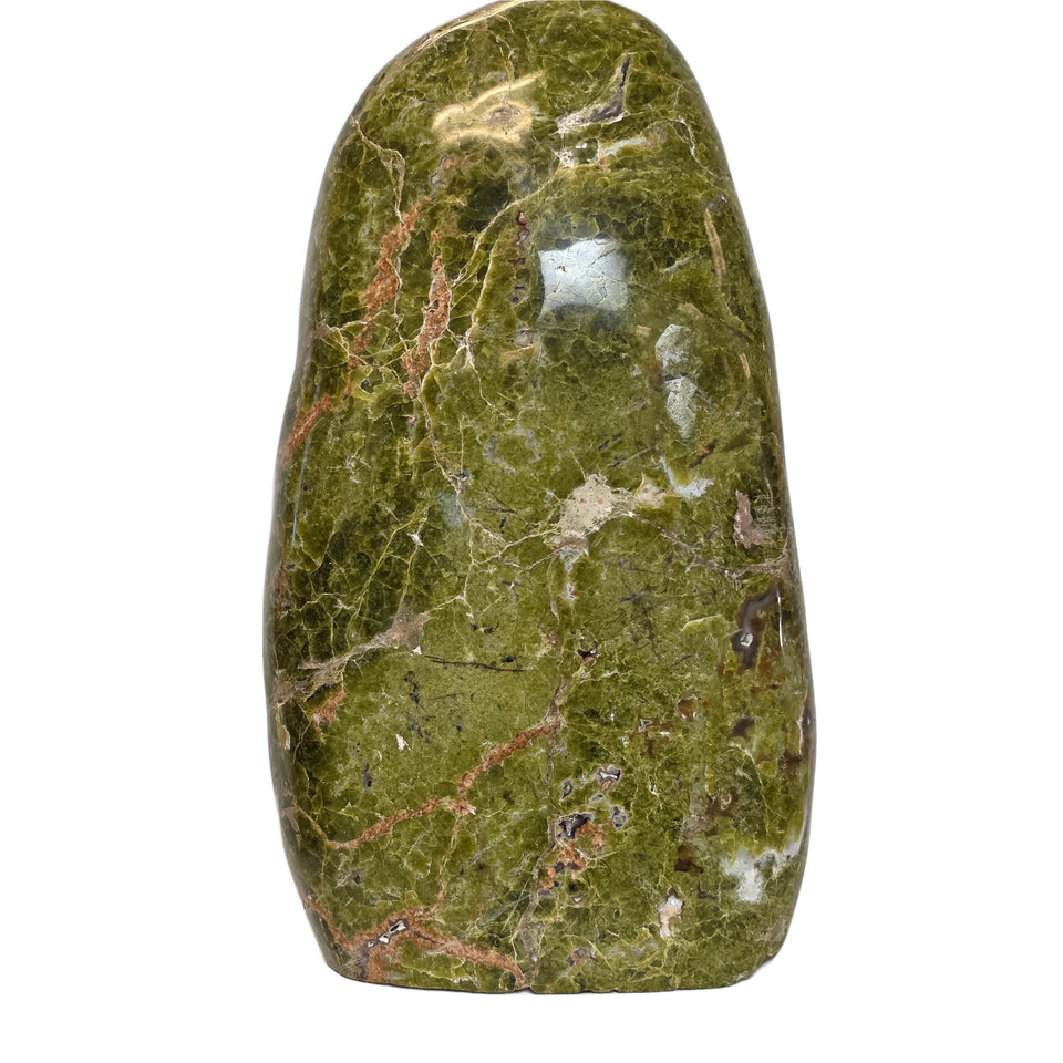 17.75 lb Green Opal Freeform – Madagascar | 12.75" Tall