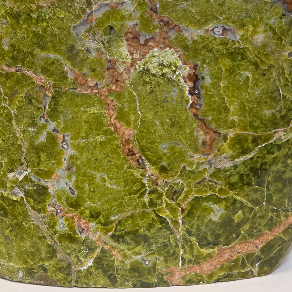 17.75 lb Green Opal Freeform – Madagascar | 12.75" Tall