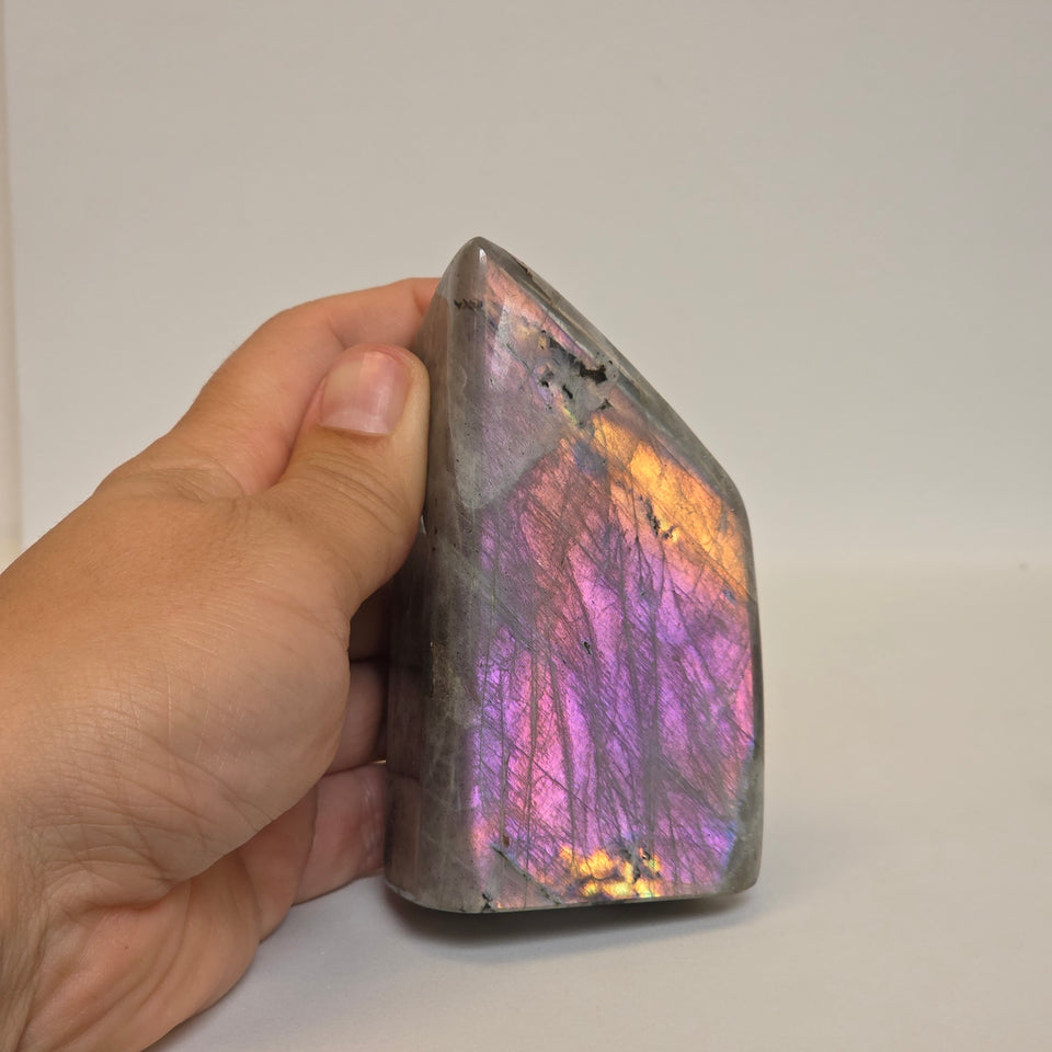 Purple & Sunset Labradorite Freeform – 1.05 lb