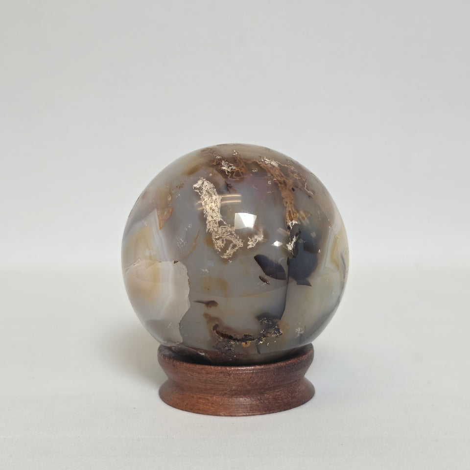 Banded Agate Sphere | 63 mm