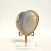 Banded Agate Heart | Grey and Cream