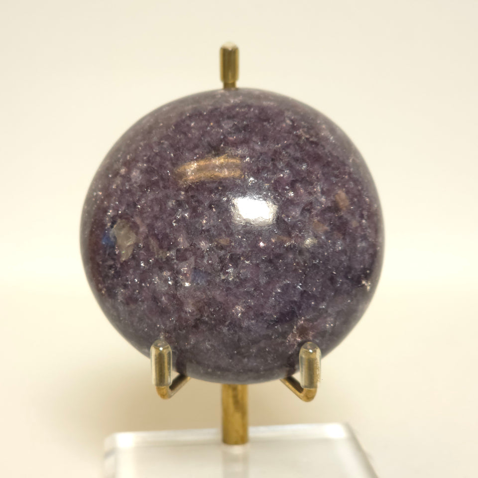 Lepidolite Palm Stone