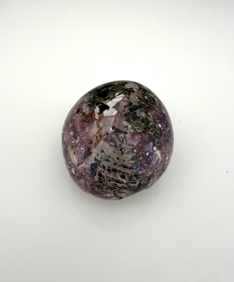 Rare XL Lepidolite Palm Stone
