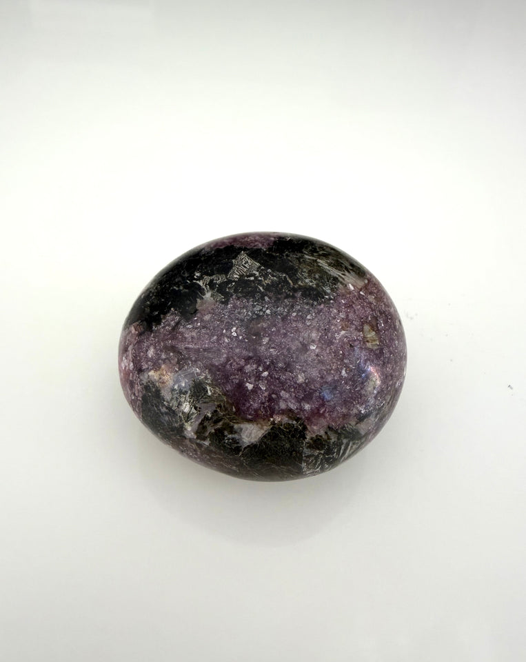 Rare XL Lepidolite Palm Stone